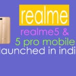 Realme 5 and 5 pro Mobile